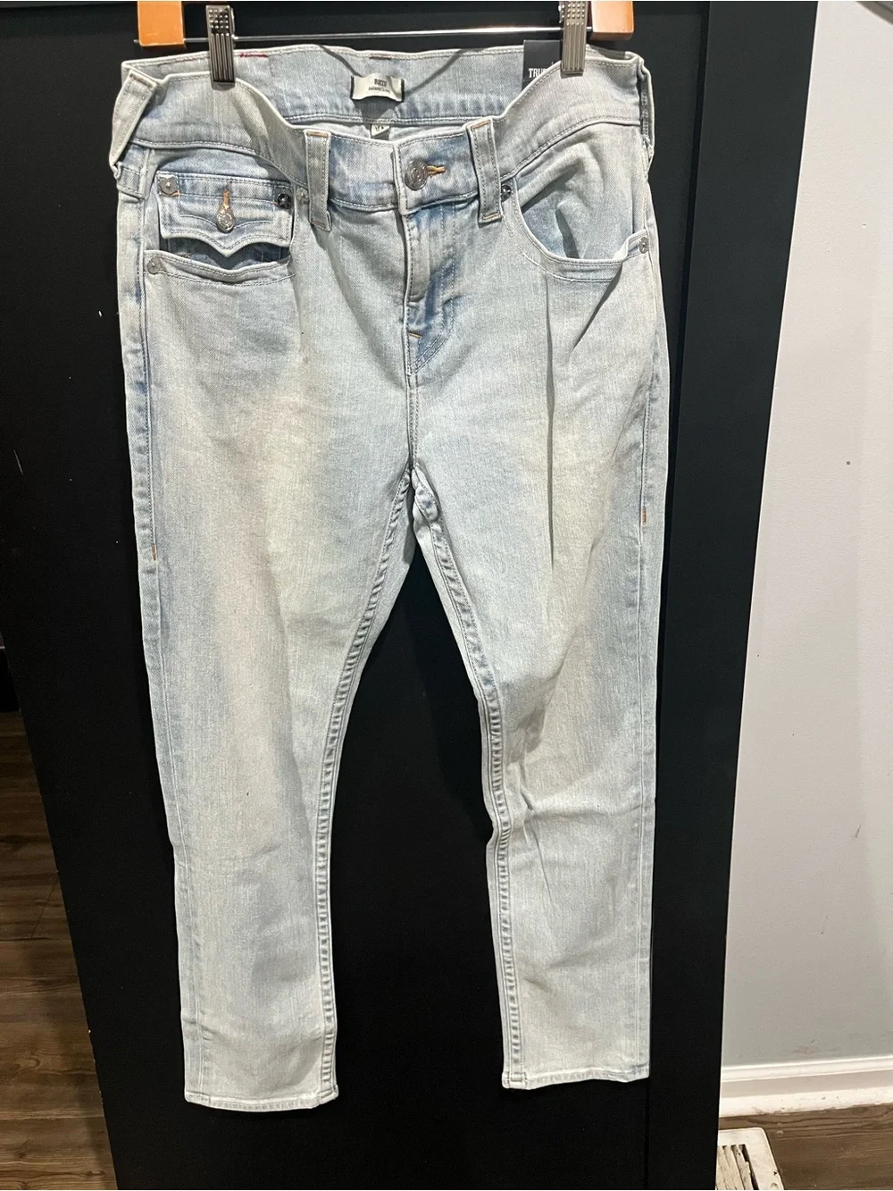 True Religion Light Wash Skinny Jeans
